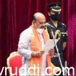 ನೂತನ ಮುಖ್ಯಮಂತ್ರಿಗಳ ಪ್ರಮಾಣ ವಚನ ಸ್ವೀಕಾರ.